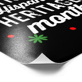 National Hispanic Heritage Monte Funny Gift Fotodruck (Ecke)