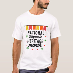 National Hispanic Heritage Monte Funny Gift T-Shirt