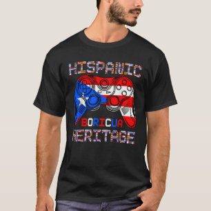 National Hispanic Heritage Monte Puerto Rico Boric T-Shirt