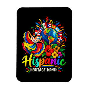 National Hispanic Heritage Month Alle Länder Magnet