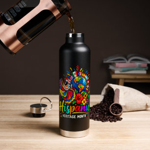 National Hispanic Heritage Month Alle Länder Trinkflasche