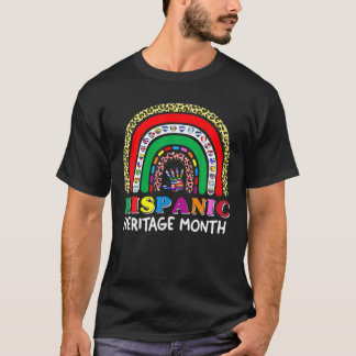 National Hispanic Heritage Month Rainbow Alle Graf T-Shirt