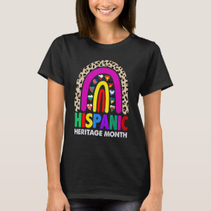 National Hispanic Heritage Month Rainbow Alle Graf T-Shirt