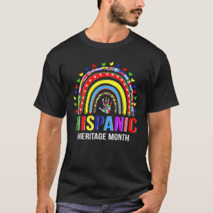 National Hispanic Heritage Month Rainbow Alle Graf T-Shirt