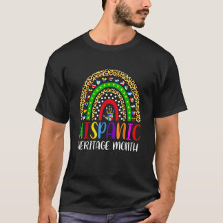 National Hispanic Heritage Month Rainbow Alle Graf T-Shirt