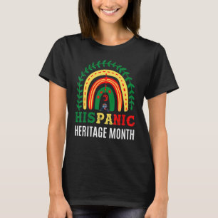 National Hispanic Heritage Month Rainbow Alle Graf T-Shirt