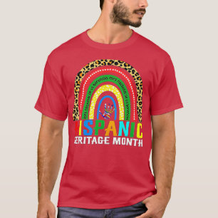 National Hispanic Heritage Month Rainbow Alle Graf T-Shirt