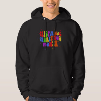 National Hispanic Heritage Month Retro Women Men k Hoodie