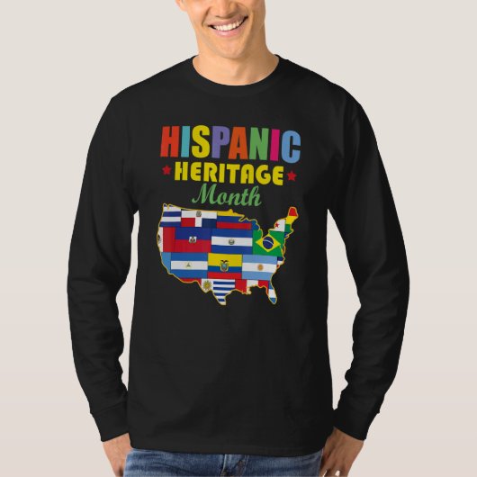 National Hispanic Heritage Month T-Shirt (Vorderseite)