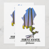 National Historical Park Delaware (erster Staat) (Vorne/Hinten)