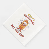 National Hot Dog Day Papiertücher Serviette (Ecke)