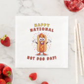 National Hot Dog Day Papiertücher Serviette (Beispiel)