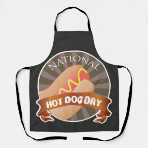 National Hot Dog Day Schild Schürze