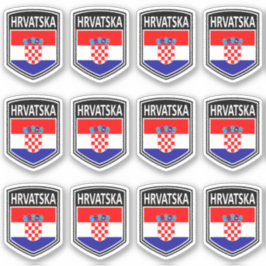 National - Hrvatska Aufkleber