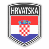 National - Hrvatska Aufkleber (Vorderseite)