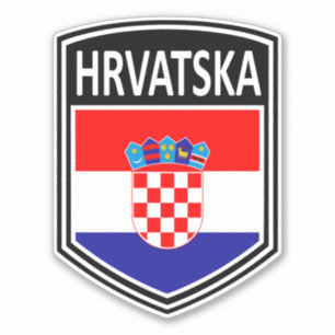 National - Hrvatska Aufkleber