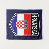 National - Hrvatska Wandteppich (Vorderseite (Horizontal))
