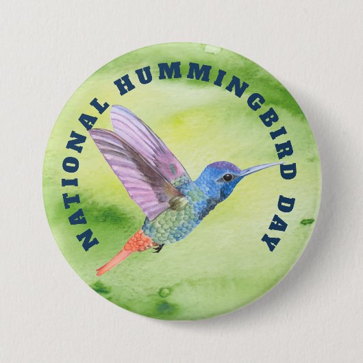 National Hummingbird Day Button (Vorderseite)