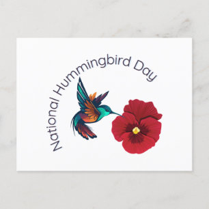 National Hummingbird Day Postkarte