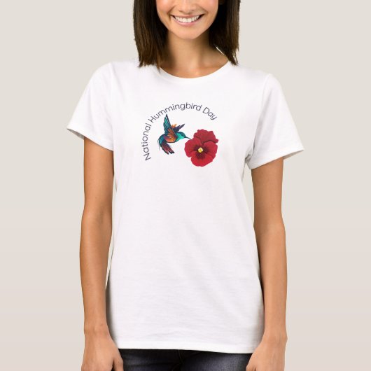 National Hummingbird Day T-Shirt (Vorderseite)