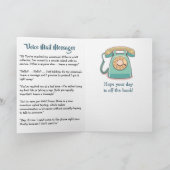 National Inane Answering Message Day | Jan 30th Karte (Innenseite)