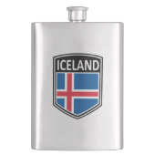 National - Island Flachmann (Vorderseite)