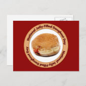 National Jelly Fill Doughnut Day Postkarte (Vorne/Hinten)