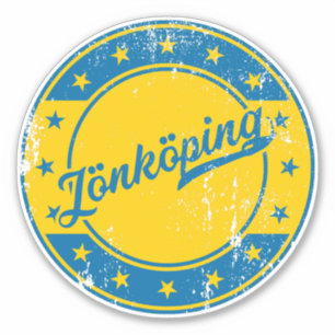 National - Jönköping Sverige Schweden Sticker