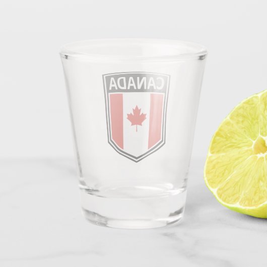 National - Kanada Schnapsglas (Rückseite)