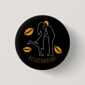 National Kiss a Ginger Day Button (Vorderseite)