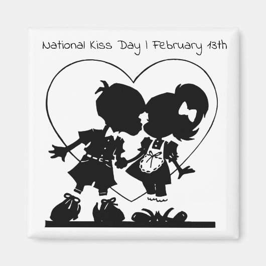 National Kiss Day 13. Holiday Magnet (Vorne)