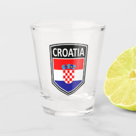 National - Kroatien Schnapsglas