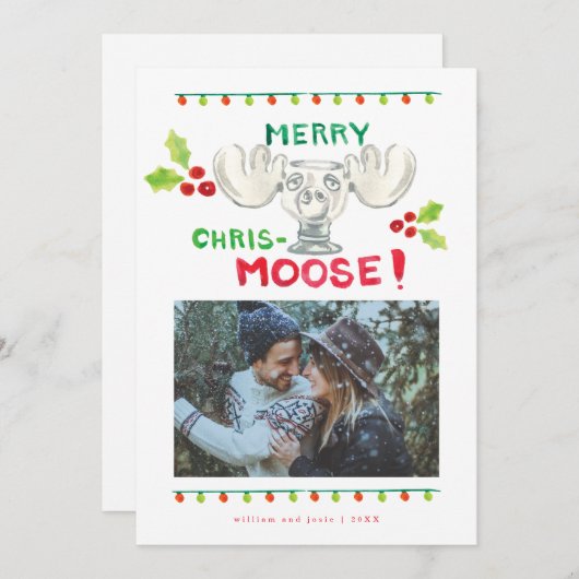 National Lampoon's Merry Chris-Moose - Foto Einladung (Vorne/Hinten)