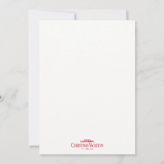 National Lampoon's Merry Chris-Moose - Foto Einladung (Rückseite)