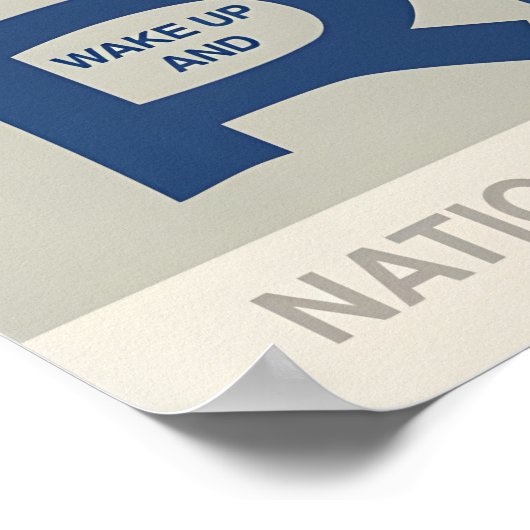 National Library Week 1961 Poster Mid-Century (Ecke)