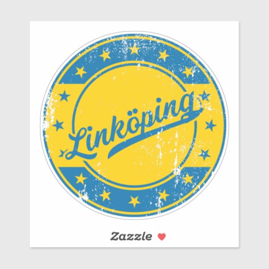 National - Linköping Sverige | Schweden Sticker (Blatt)