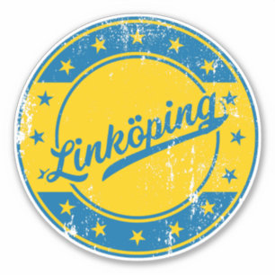 National - Linköping Sverige Schweden Sticker