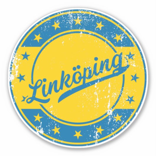 National - Linköping Sverige | Schweden Sticker (Vorderseite)
