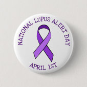 National Lupus Alert Day 1. April Support Button (Vorderseite)
