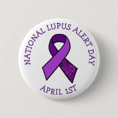 National Lupus Alert Day 1. April Support Button (Vorderseite)