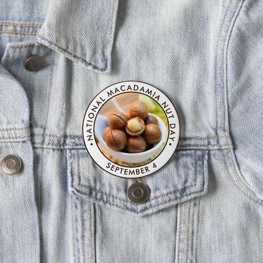 National Macadamia Nut Day Button (Beispiel)