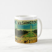 National Mall Washington D.C. Kaffeetasse (VorderseiteRechts)