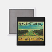 National Mall Washington D.C. Magnet (Vorderseite/Rückseite)
