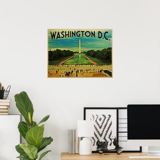 National Mall Washington D.C. Poster (Heimbüro)