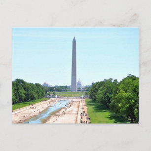 National Mall Washington DC — Washington Monument  Postkarte