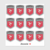 national - Mannin Aufkleber (Blatt)