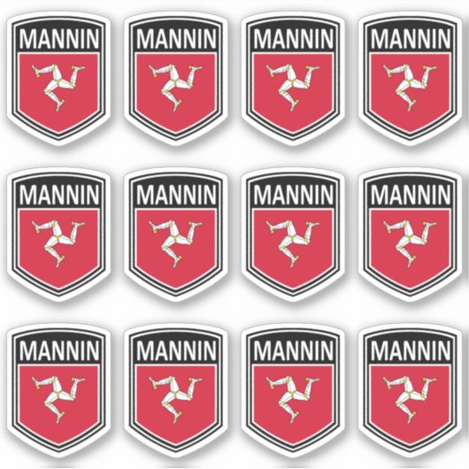 national - Mannin Aufkleber (Vorderseite)