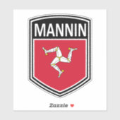 national - Mannin Aufkleber (Blatt)