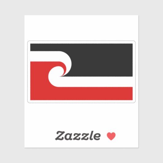 National Māori Tino Rangatiratanga Fahne, Neuseela Aufkleber (Blatt)