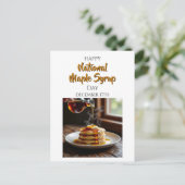 National Maple Syrup Day - December 17th Postkarte (Stehend Vorderseite)